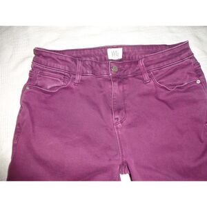 WL Wash Lab ~ Plum Purple Skinny Jeans ~ Size 29 ~ Stretchy Mid Rise